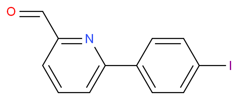6-(4-IODOPHENYL)PYRIDINE-2-CARBALDEHYDE_Molecular_structure_CAS_)