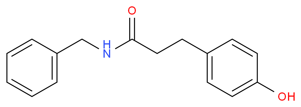 3-(4-Hydroxyphenyl)-N-benzylpropionamide_Molecular_structure_CAS_74454-78-7)