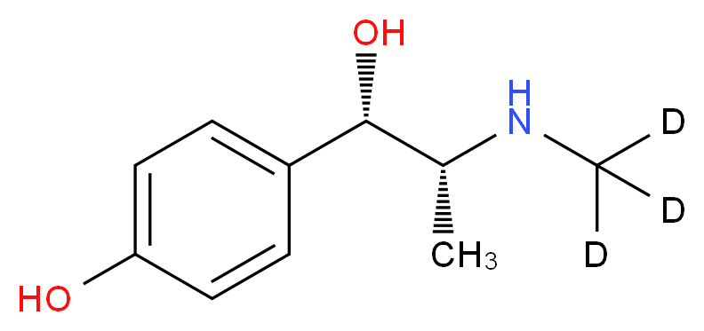 rac 4-Hydroxy Ephedrine-d3_Molecular_structure_CAS_)