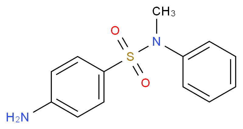 4-Amino-N-methyl-N-phenylbenzenesulfonamide_Molecular_structure_CAS_)