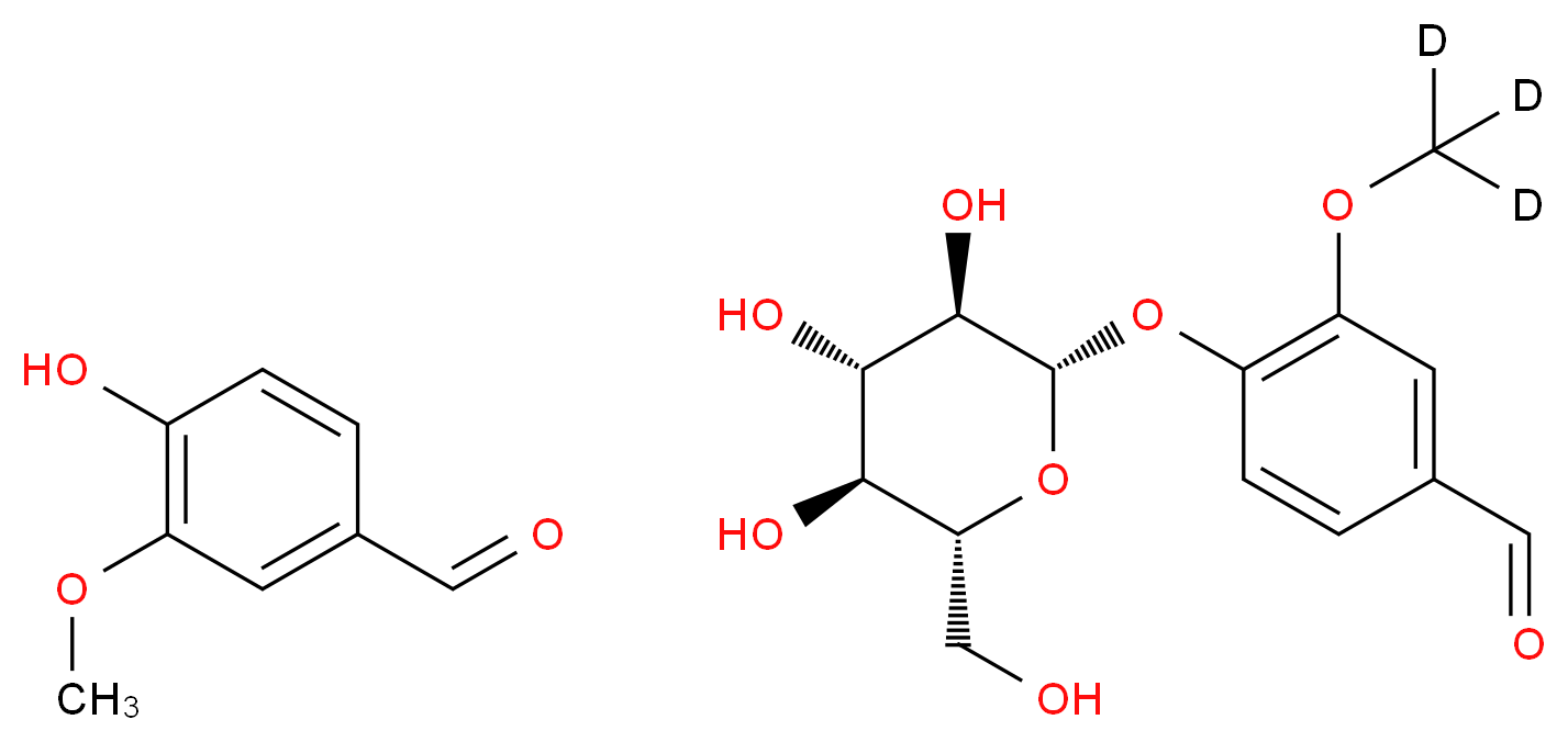 Vanillin-d3 4-O-β-D-Glucoside_Molecular_structure_CAS_)