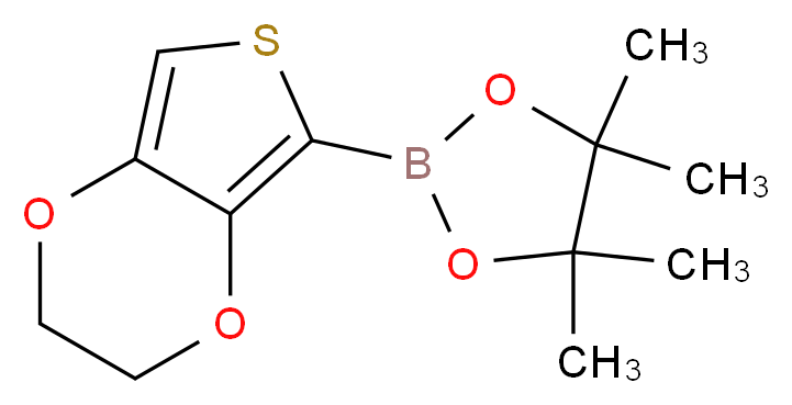 5-(4,4,5,5-Tetramethyl-[1,3,2]dioxaborolan-2-yl)-2,3-dihydrothieno[3,4-b][1,4]dioxine_Molecular_structure_CAS_250726-93-3)
