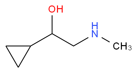 1-cyclopropyl-2-(methylamino)ethan-1-ol_Molecular_structure_CAS_)