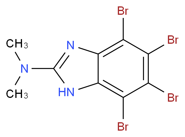 DIMETHYL-(4,5,6,7-TETRABROMO-1H-BENZOIMIDAZOL-2-YL)-AMINE_Molecular_structure_CAS_)