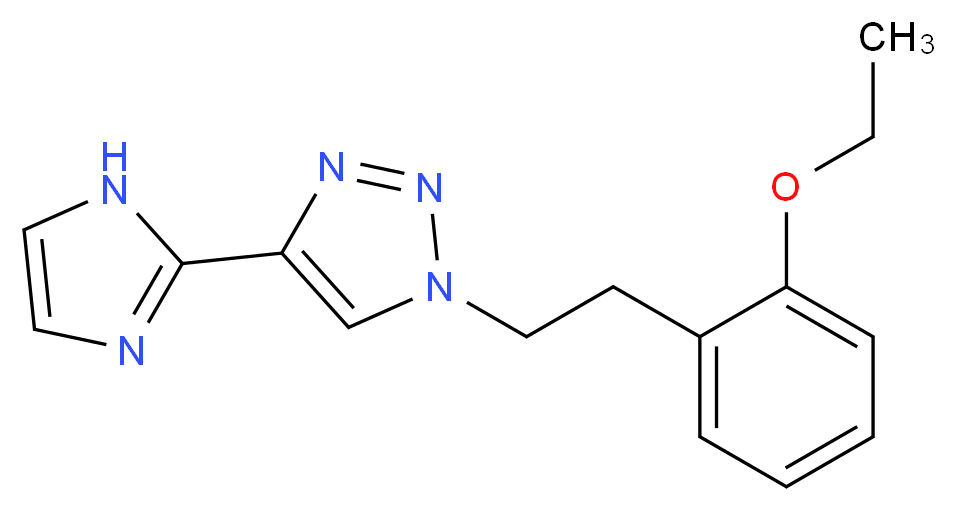 1-[2-(2-ethoxyphenyl)ethyl]-4-(1H-imidazol-2-yl)-1H-1,2,3-triazole_Molecular_structure_CAS_)