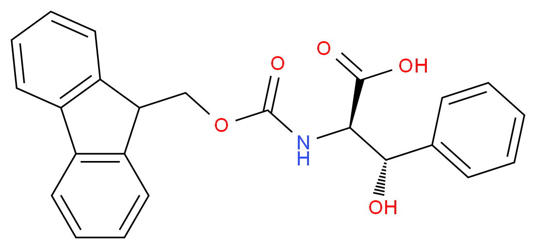 (2R, 3S)/(2S, 3R)-Racemic Fmoc-beta-hydroxyphenylalanine_Molecular_structure_CAS_487060-72-0)