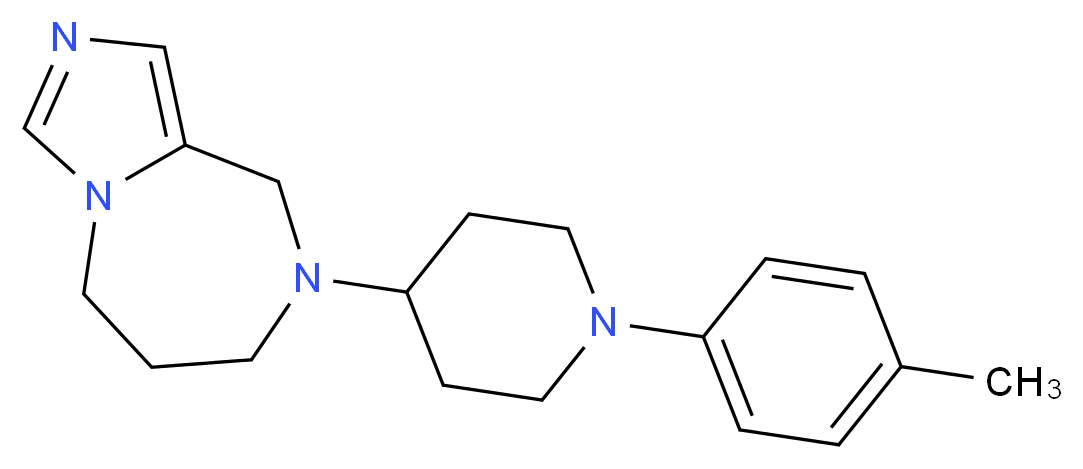 8-[1-(4-methylphenyl)piperidin-4-yl]-6,7,8,9-tetrahydro-5H-imidazo[1,5-a][1,4]diazepine_Molecular_structure_CAS_)