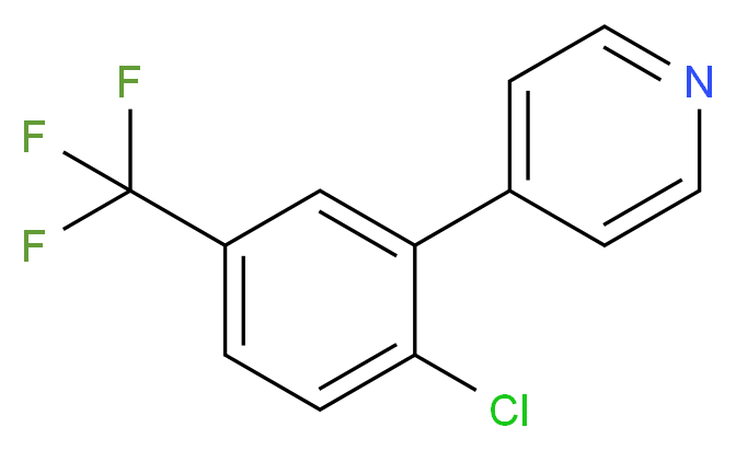 4-[2-Chloro-5-(trifluoromethyl)phenyl]pyridine_Molecular_structure_CAS_4393-93-5)