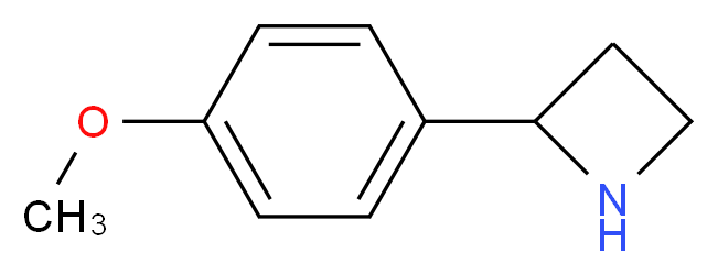 2-(4-Methoxyphenyl)azetidine_Molecular_structure_CAS_)