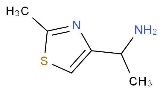 1-(2-methyl-1,3-thiazol-4-yl)ethan-1-amine_Molecular_structure_CAS_)