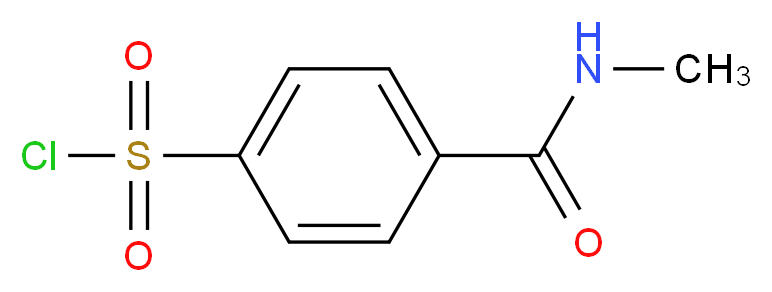 4-[(methylamino)carbonyl]benzenesulfonyl chloride_Molecular_structure_CAS_874622-79-4)