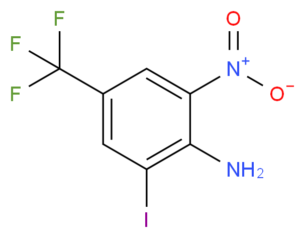 2-Iodo-6-nitro-4-(trifluoromethyl)aniline_Molecular_structure_CAS_543740-74-5)