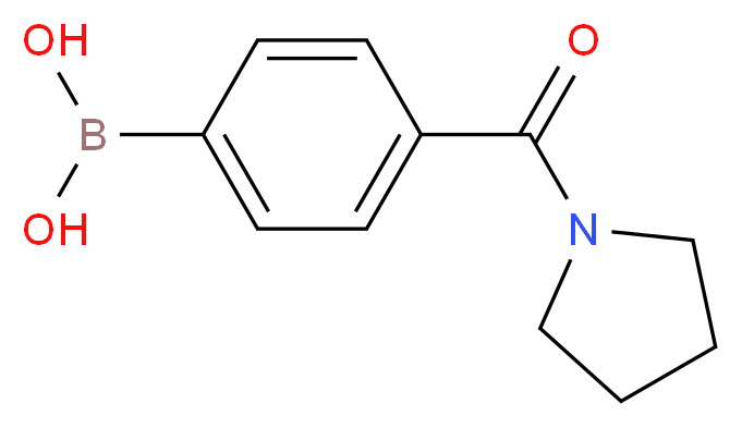 4-(Pyrrolidine-1-carbonyl)benzeneboronic acid_Molecular_structure_CAS_389621-81-2)