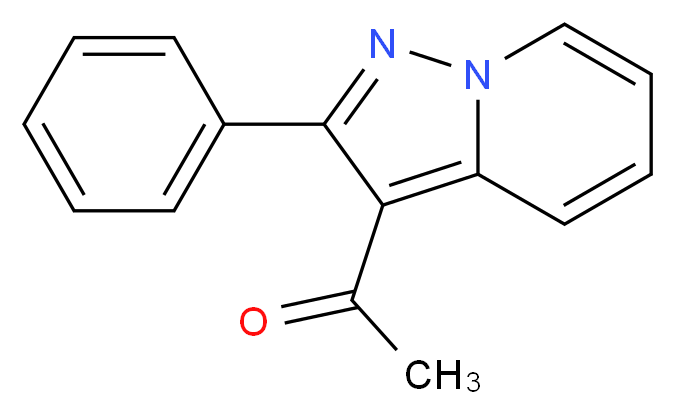 1-(2-Phenylpyrazolo[1,5-a]pyridin-3-yl)-1-ethanone_Molecular_structure_CAS_122643-81-6)