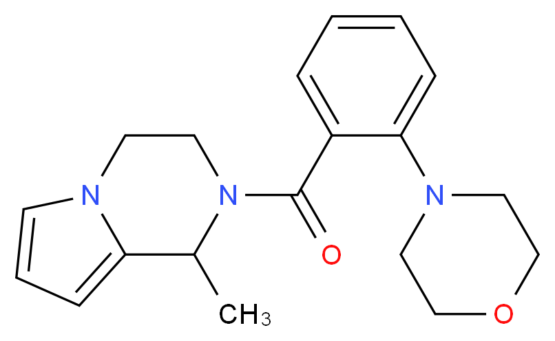 1-methyl-2-(2-morpholin-4-ylbenzoyl)-1,2,3,4-tetrahydropyrrolo[1,2-a]pyrazine_Molecular_structure_CAS_)