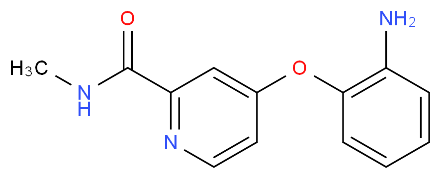 4-(2-aminophenoxy)-N-methylpyridine-2-carboxamide_Molecular_structure_CAS_)