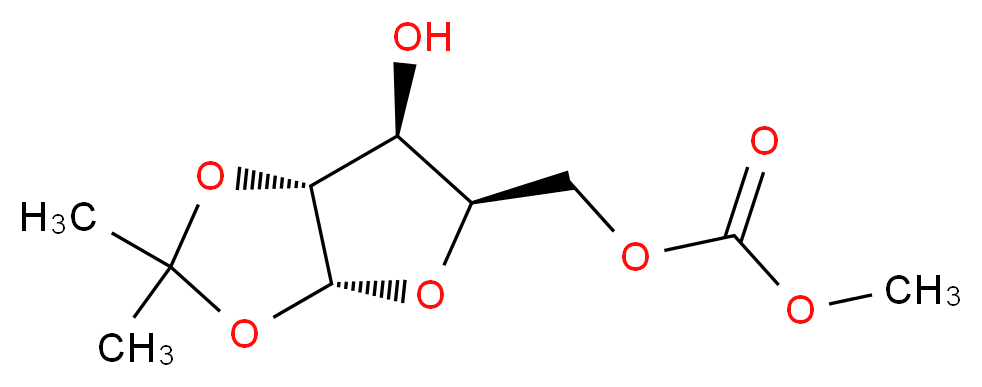 5-O-CARBOMETHOXY-1,2-O-ISOPROPYLIDENE-&alpha;-D-XYLOFURANOSE_Molecular_structure_CAS_5432-33-7)