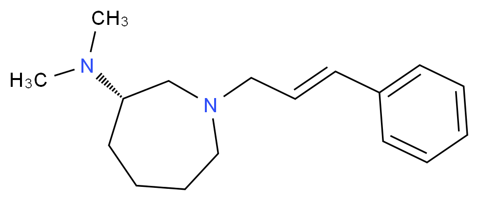 (3S)-N,N-dimethyl-1-[(2E)-3-phenylprop-2-en-1-yl]azepan-3-amine_Molecular_structure_CAS_)