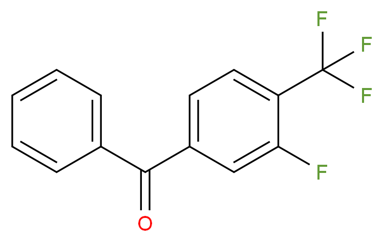 3-Fluoro-4-(trifluoromethyl)benzophenone 97%_Molecular_structure_CAS_)
