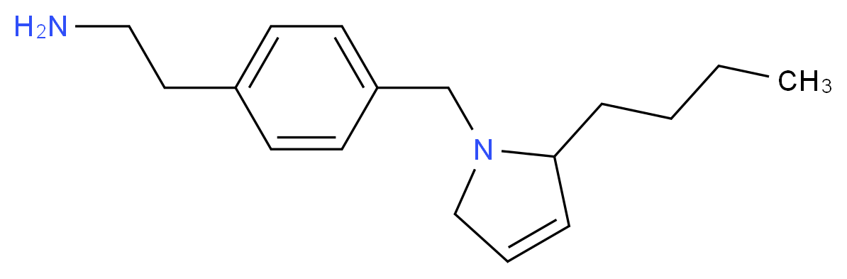 (2-{4-[(2-butyl-2,5-dihydro-1H-pyrrol-1-yl)methyl]phenyl}ethyl)amine_Molecular_structure_CAS_)