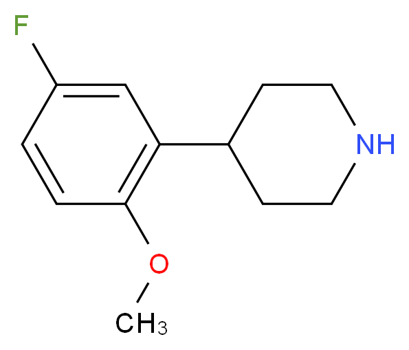 4-(5-Fluoro-2-methoxyphenyl)piperidine_Molecular_structure_CAS_255893-55-1)