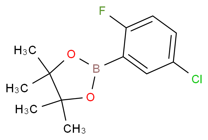 5-Chloro-2-fluorobenzeneboronic acid pinacol ester_Molecular_structure_CAS_1190129-77-1)