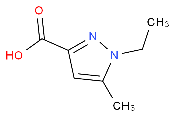 1-Ethyl-5-methyl-1H-pyrazole-3-carboxylic acid_Molecular_structure_CAS_)