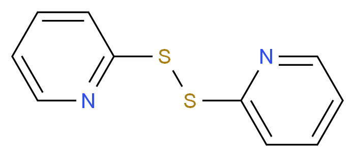 Bis(pyridin-2-yl) disulphide_Molecular_structure_CAS_2127-03-9)