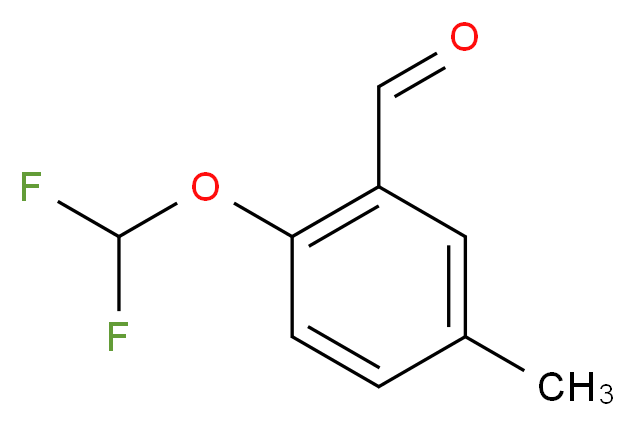 2-(difluoromethoxy)-5-methylbenzaldehyde_Molecular_structure_CAS_)