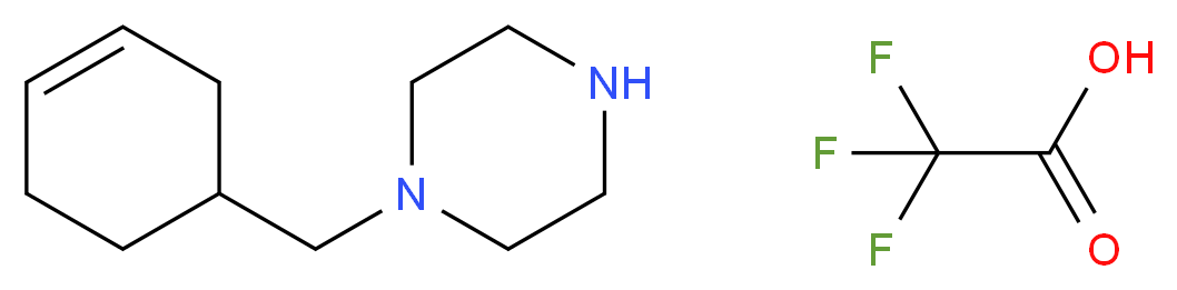 1-Cyclohex-3-enylmethyl-piperazine trifluoroacetate_Molecular_structure_CAS_436099-82-0)