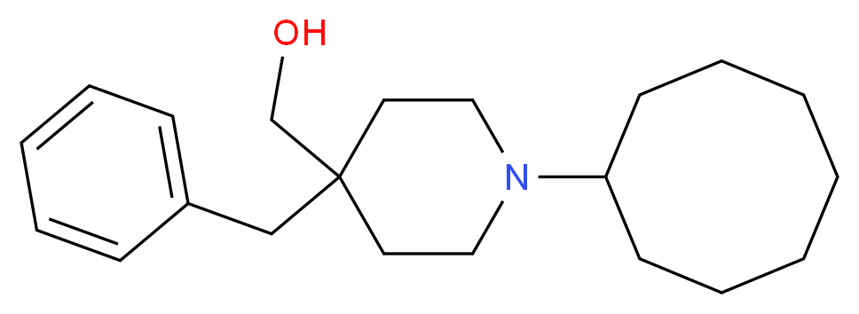 (4-benzyl-1-cyclooctyl-4-piperidinyl)methanol_Molecular_structure_CAS_)