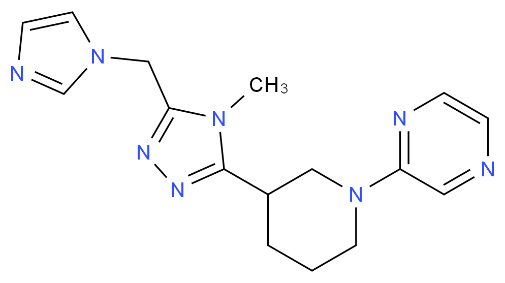 2-{3-[5-(1H-imidazol-1-ylmethyl)-4-methyl-4H-1,2,4-triazol-3-yl]piperidin-1-yl}pyrazine_Molecular_structure_CAS_)