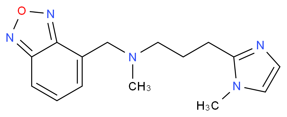 (2,1,3-benzoxadiazol-4-ylmethyl)methyl[3-(1-methyl-1H-imidazol-2-yl)propyl]amine_Molecular_structure_CAS_)