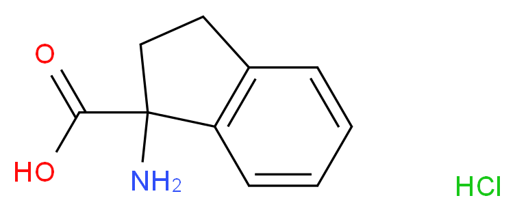 1-amino-2,3-dihydro-1H-indene-1-carboxylic acid hydrochloride_Molecular_structure_CAS_)