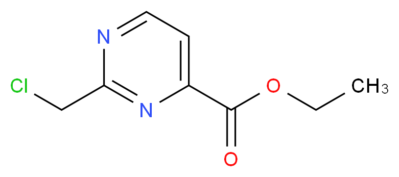 ETHYL 2-(CHLOROMETHYL)PYRIMIDINE-4-CARBOXYLATE_Molecular_structure_CAS_944899-56-3)