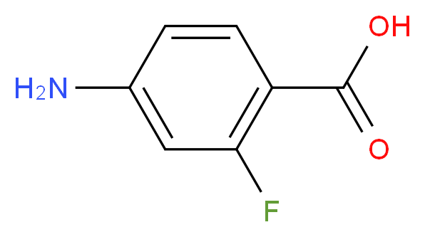 2-Fluoro-4-aminobenzoic acid_Molecular_structure_CAS_446-31-1)