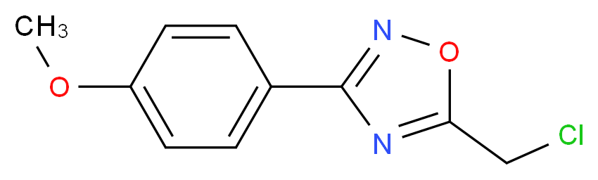 5-Chloromethyl-3-(4-methoxyphenyl)-[1,2,4] oxadiazole_Molecular_structure_CAS_57238-76-3)