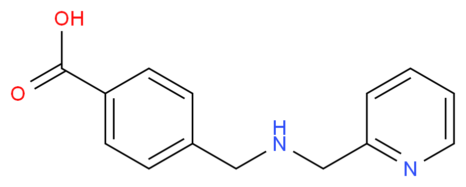 4-{[(2-pyridinylmethyl)amino]methyl}benzoic acid hydrochloride_Molecular_structure_CAS_881441-03-8)