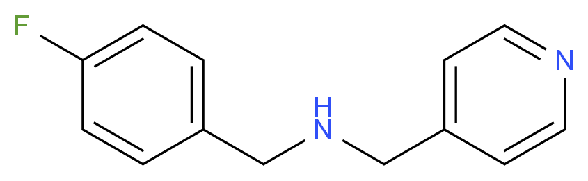 (4-Fluorobenzyl)(pyridin-4-ylmethyl)amine_Molecular_structure_CAS_)