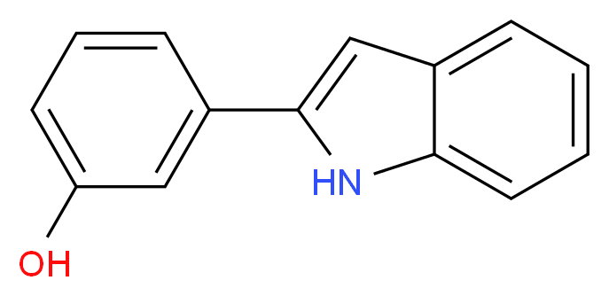 2-(3-Hydroxyphenyl)-1H-indole_Molecular_structure_CAS_40756-70-5)