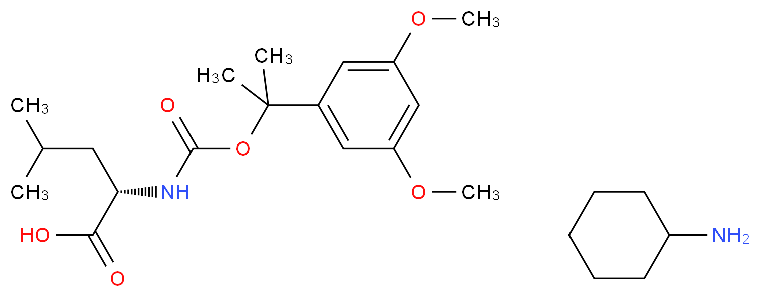 Ddz-Leu-OH cyclohexylammonium salt_Molecular_structure_CAS_329323-33-3)