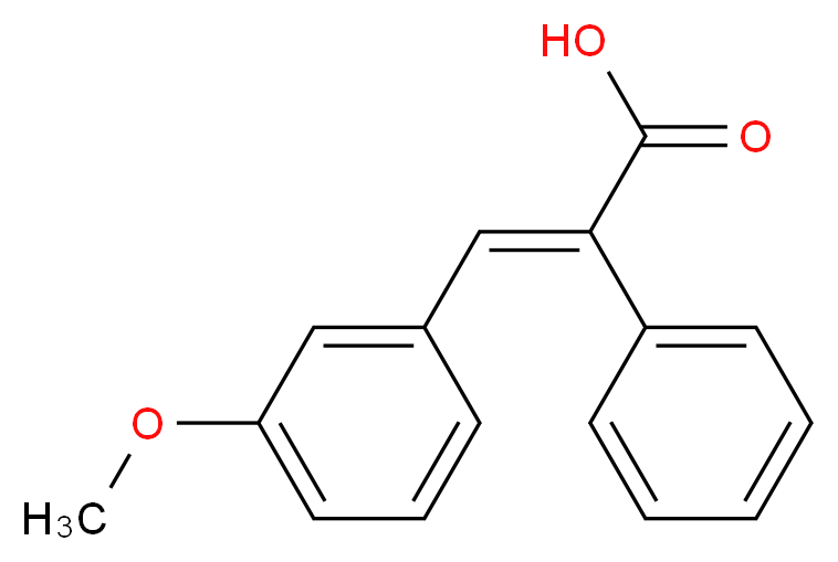 3-(3-Methoxy-phenyl)-2-phenyl-acrylic acid_Molecular_structure_CAS_)