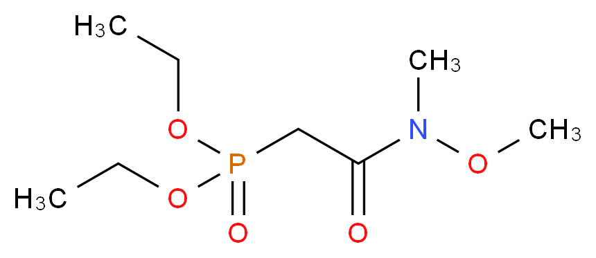 Diethyl (N-methoxy-N-methylcarbamoylmethyl)phosphonate_Molecular_structure_CAS_124931-12-0)