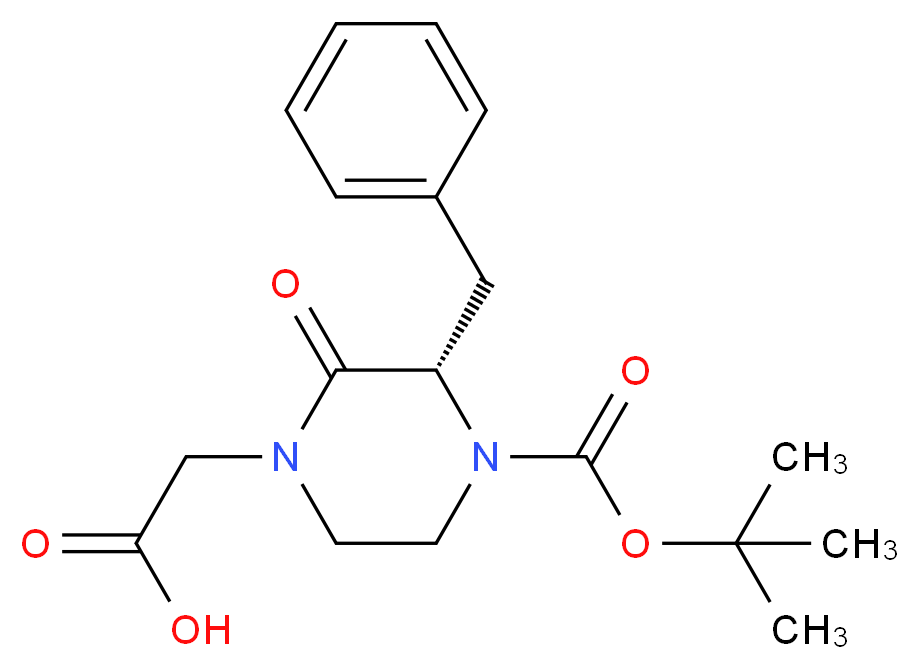 (3S)-4-BOC-1-CARBOXYMETHYL-3-BENZYL-PIPERAZIN-2-ONE_Molecular_structure_CAS_215121-89-4)