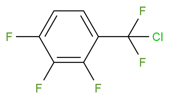 1-(Chlorodifluoromethyl)-2,3,4-trifluorobenzene_Molecular_structure_CAS_653-35-0)