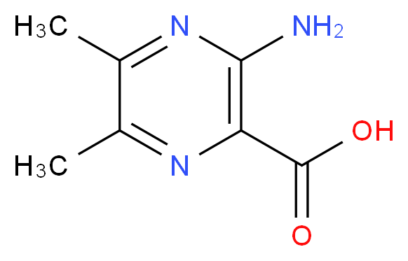 3-AMINO-5,6-DIMETHYL-2-PYRAZINECARBOXYLIC ACID_Molecular_structure_CAS_6294-71-9)
