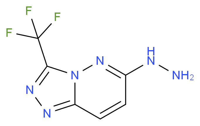 6-hydrazinyl-3-(trifluoromethyl)-[1,2,4]triazolo[4,3-b]pyridazine_Molecular_structure_CAS_)