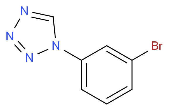 1-(3-bromophenyl)-1H-tetrazole_Molecular_structure_CAS_65697-41-8)