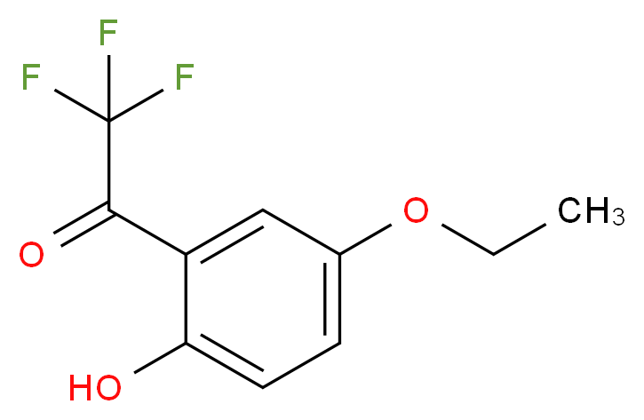 1-(5-ethoxy-2-hydroxyphenyl)-2,2,2-trifluoroethanone_Molecular_structure_CAS_)