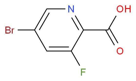 5-Bromo-3-fluoro-2-pyridinecarboxylic acid_Molecular_structure_CAS_669066-91-5)